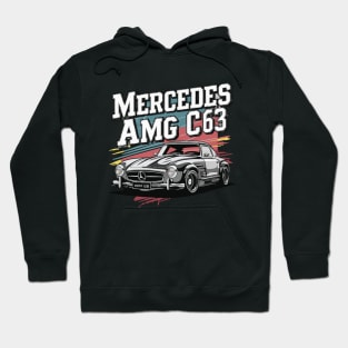 Mercedes AMG C63 Vintage Car Hoodie